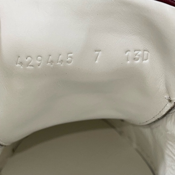 GUCCI Men's Ace GG Supreme Low Top Sneaker Beige Size - 7 - Picture 14 of 15